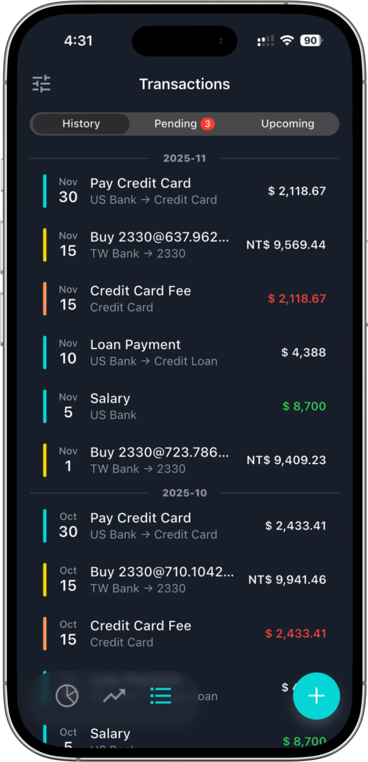 Synx 自動交易管理與定期定額投資